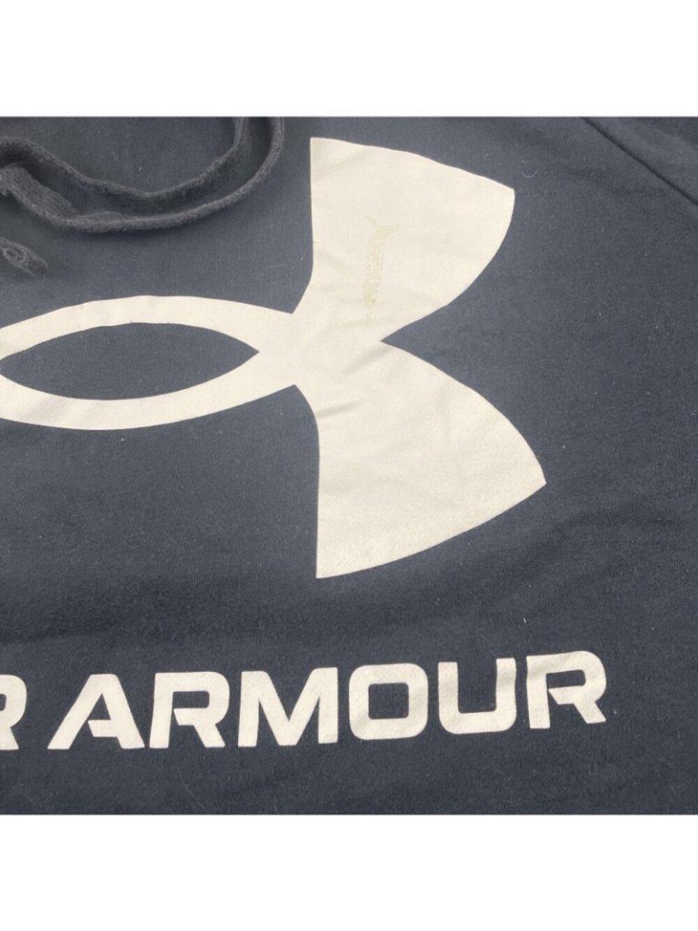 Under Armour Hoodie Men’s 2XL Black Loose Coldgear Sweatshirt Activewear - Picture 7 of 8